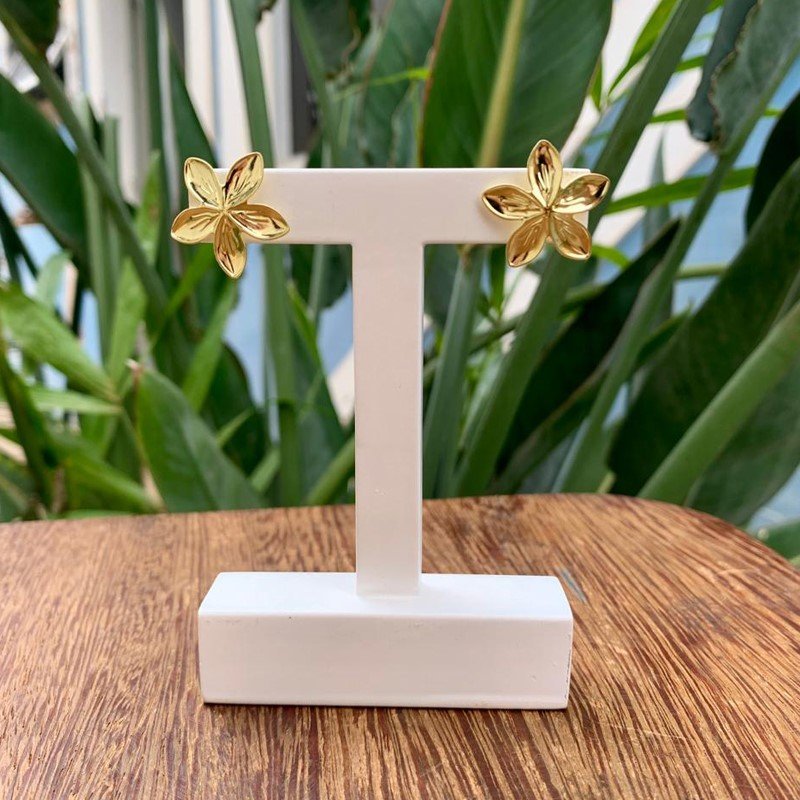 BRINCO FLOR PETALA LONGA // QTDE PCT: 5 PAR // VAL UNIT: R$ 2,94