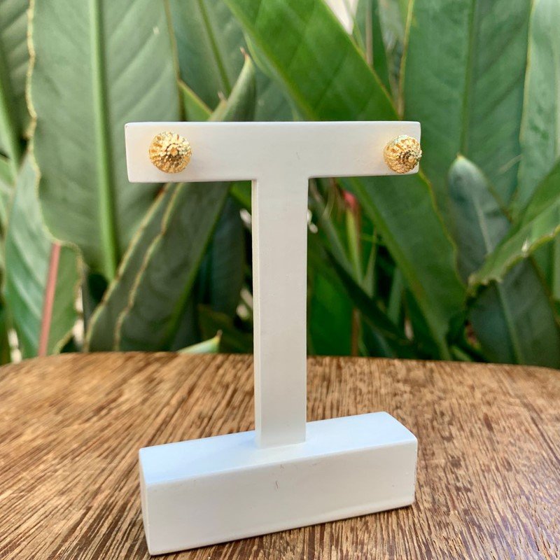 BRINCO DE BOLA TRABALHADA 8MM // QTDE PCT: 10 PAR // VAL UNIT: R$ 1,74