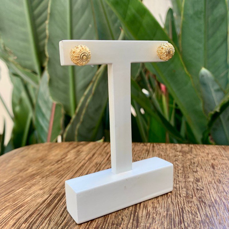 BRINCO DE BOLA TRABALHADA 10MM // QTDE PCT: 10 PAR // VAL UNIT: R$ 2,09