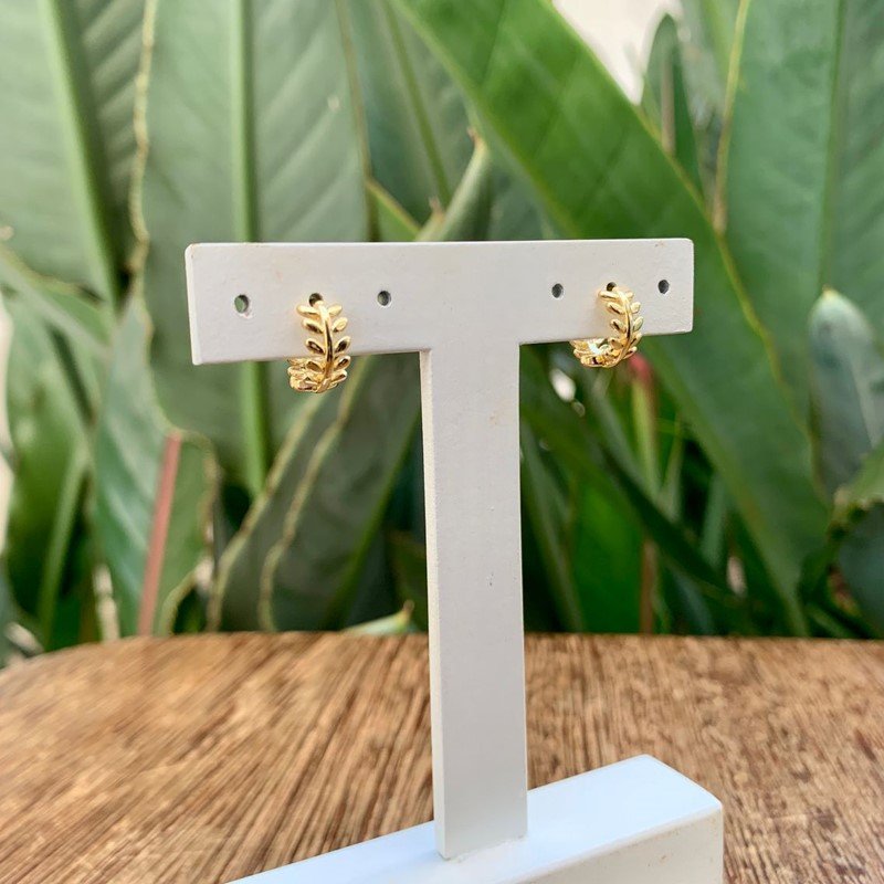 BRINCO AEROCLIP DE FOLHINHAS // QTDE PCT: 5 PAR // VAL UNIT: R$ 3,25