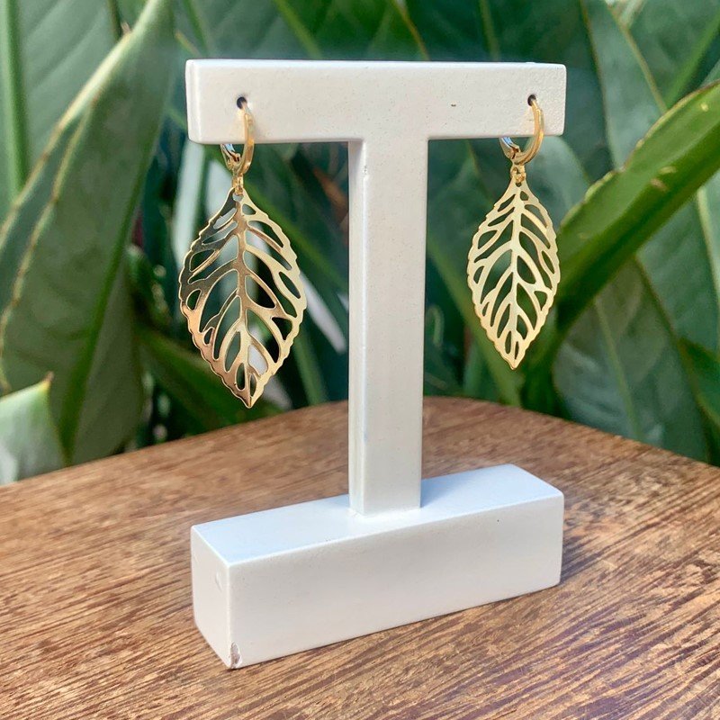 BRINCO AEROCLIP ARGOLA COM FOLHA MÉDIA // QTDE PCT: 5 PAR // VAL UNIT: R$ 3,82