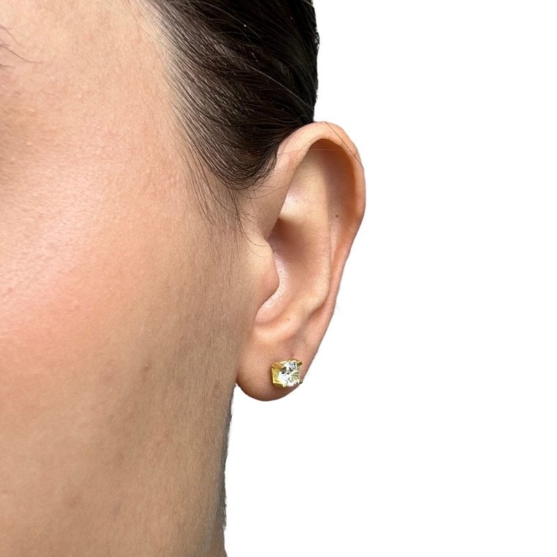 BRINCO PONTO DE LUZ PINO 5MM ZIRCONIA // QTDE PCT: 10 PAR // VAL UNIT: R$ 3,05