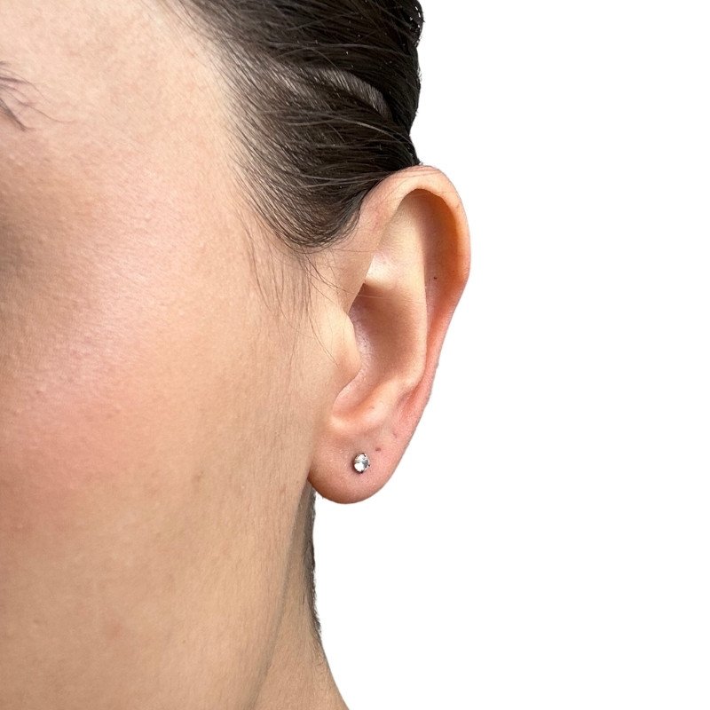 BRINCO ZIRCONIA PINO EM LATAO 3 MM // QTDE PCT: 10 PAR // VAL UNIT: R$ 1,98