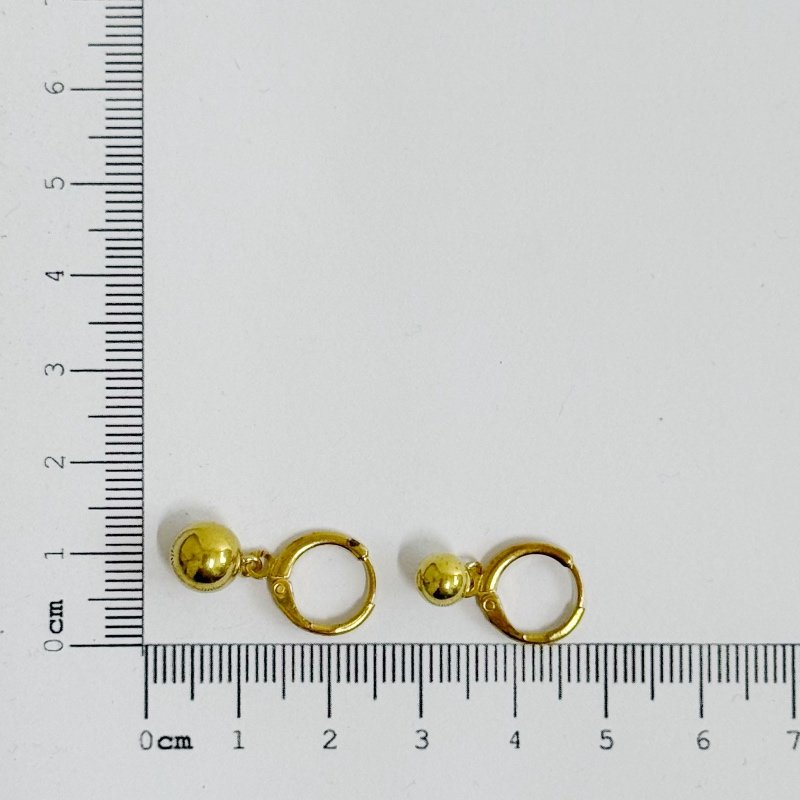 BRINCO DUPLA BOLA CLICK // QTDE PCT: 5 PAR // VAL UNIT: R$ 6,00