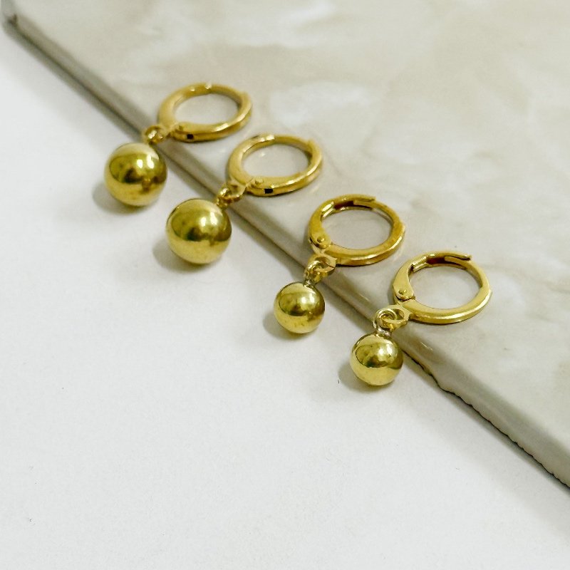 BRINCO DUPLA BOLA CLICK // QTDE PCT: 5 PAR // VAL UNIT: R$ 6,00