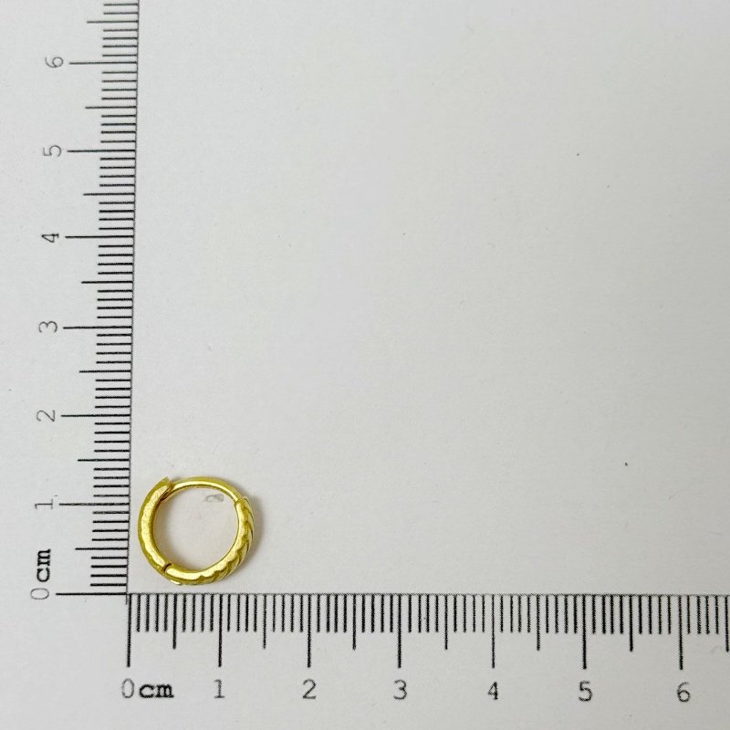 BRINCO PRESSAO REDONDO TEXTURA // QTDE PCT: 5 PAR // VAL UNIT: R$ 3,27