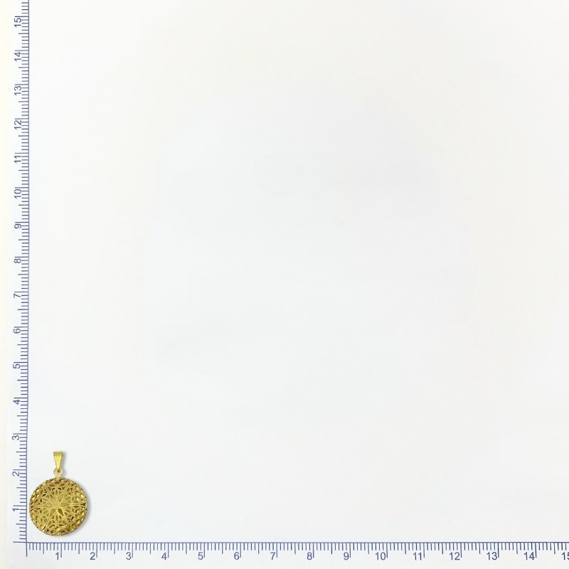 RELICARIO TRABALHADO PEQUENO 20 MM // QTDE PCT: 5 PC // VAL UNIT: R$ 4,60