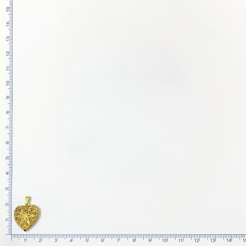 RELICARIO CORAÇÃO PEQUENO 20MM // QTDE PCT: 5 PC // VAL UNIT: R$ 4,90