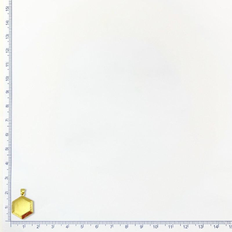 RELICARIO HEXAGONAL 20MM // QTDE PCT: 5 PC // VAL UNIT: R$ 3,60