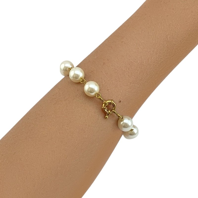 PULSEIRA PÉROLA 10 ENCASTOADA FECHO BOIA // QTDE PCT: 3 PC // VAL UNIT: R$ 5,60