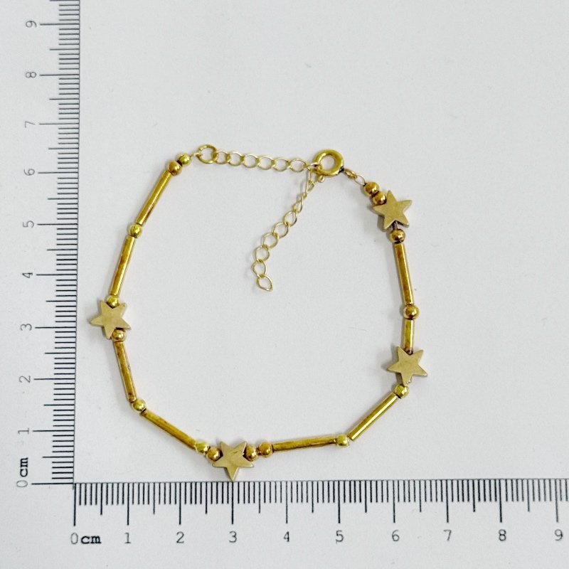 PULSEIRA ESTRELA USINADA COM CANUTILHO LATAO // QTDE PCT: 5 PC // VAL UNIT: R$ 7,20