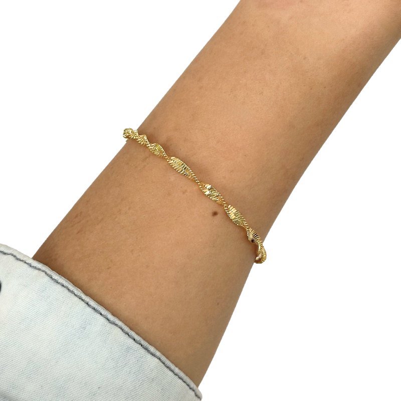 PULSEIRA CORRENTE TORCIDA // QTDE PCT: 5 PC // VAL UNIT: R$ 4,08