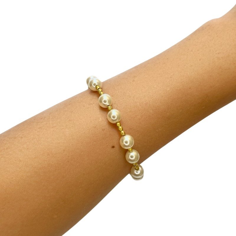 PULSEIRA PEROLA 8MM BOLA 2,5 // QTDE PCT: 5 PC // VAL UNIT: R$ 6,55