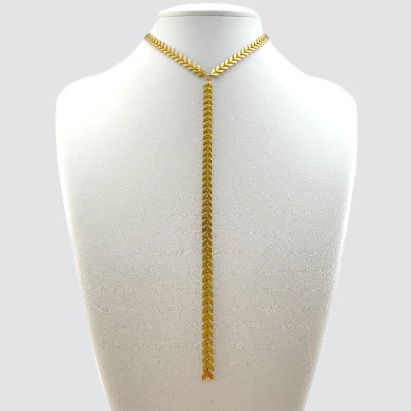 GARGANTILHA GRAVATA ESCAMA // QTDE PCT: 3 PC // VAL UNIT: R$ 8,50