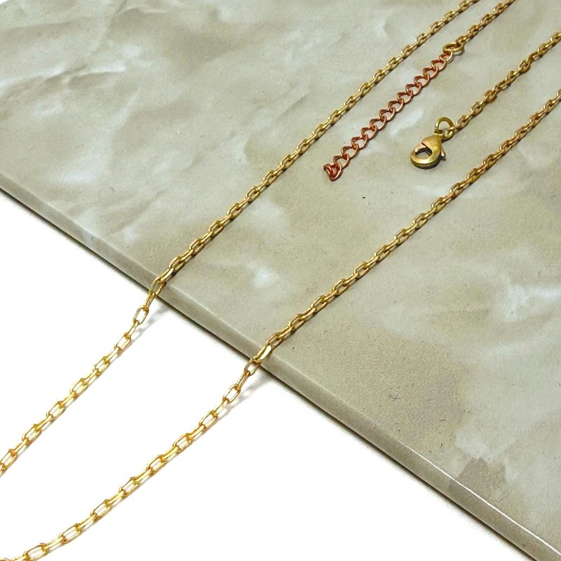 CORRENTE LAMINADA 0,40 45 CM ALONGADOR 5CM // QTDE PCT: 5 PC // VAL UNIT: R$ 4,30