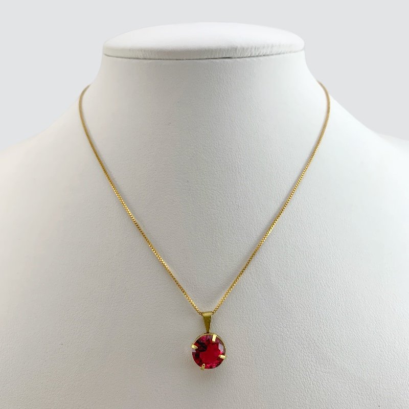 GARGANTILHA VENEZIANA 40 CM ZIRCÔNIA 10MM COLORIDA // QTDE PCT: 5 PC // VAL UNIT: R$ 5,98