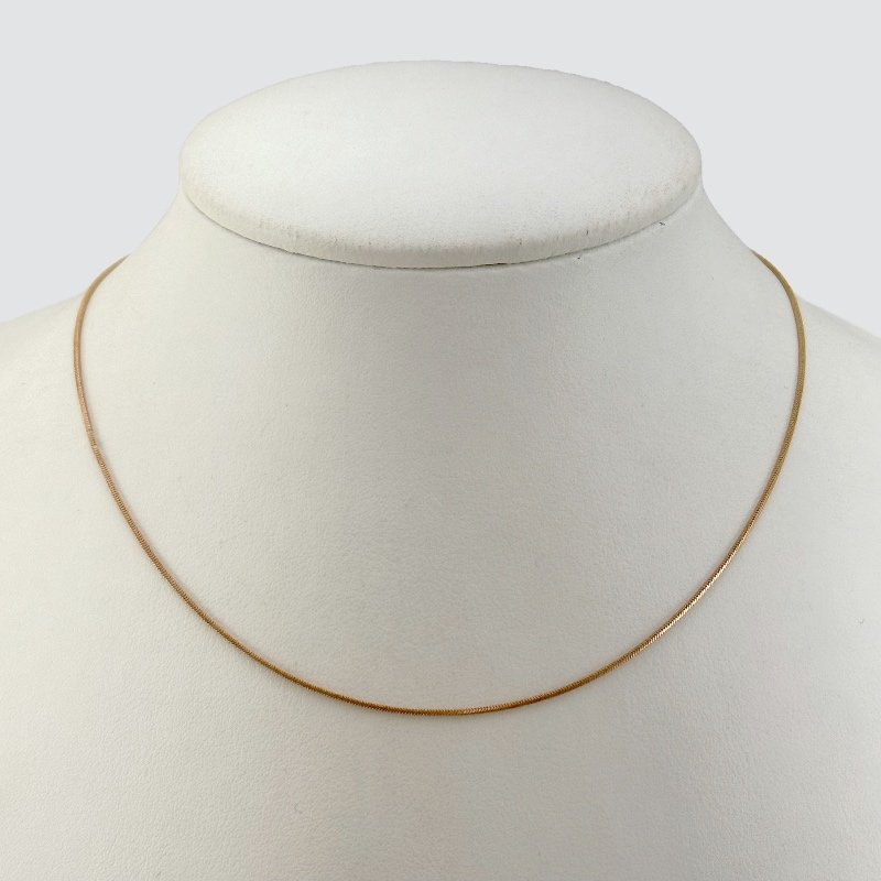 CORRENTE RABO RATO QUADRADO 1MM 40CM EXTENSOR 5CM // QTDE PCT: 5 PC // VAL UNIT: R$ 6,55