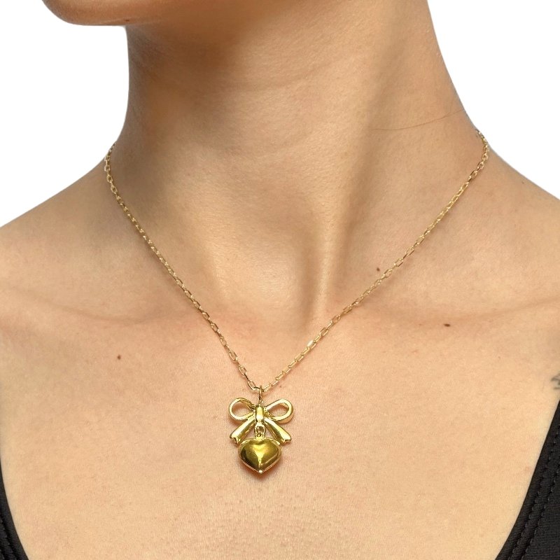 GARGANTILHA LAÇO PINGENTE // QTDE PCT: 5 PC // VAL UNIT: R$ 8,05