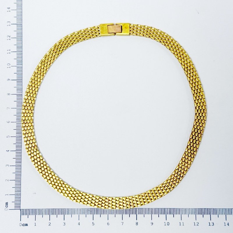 COLAR MALHA LARGA CORRENTE ESTEIRA // QTDE PCT: 2 PC // VAL UNIT: R$ 23,45