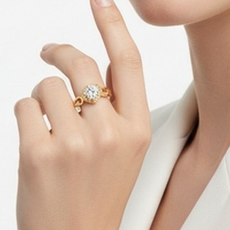 ANEL CORAÇÃO UMA PEDRA ZIRCONIA // QTDE PCT: 6 PC // VAL UNIT: R$ 3,80