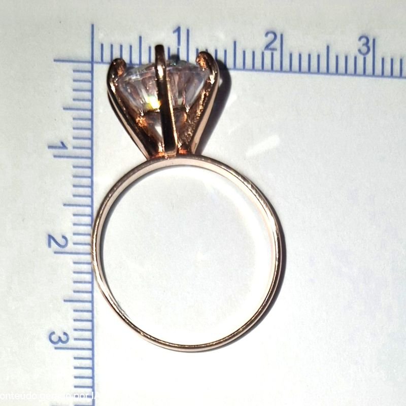 ANEL SOLITARIO 10MM // QTDE PCT: 5 PC // VAL UNIT: R$ 9,80