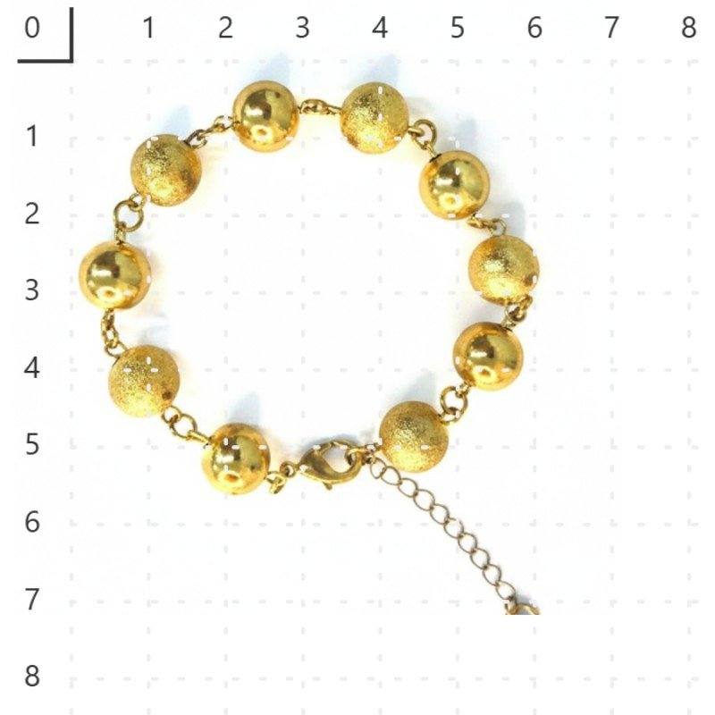 PULSEIRA DE BOLA LISA E BOLA FOSCA // QTDE PCT: 6 PC // VAL UNIT: R$ 5,83