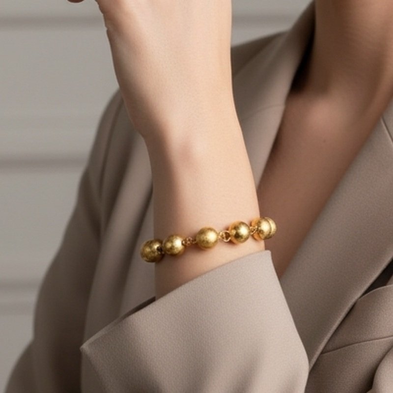 PULSEIRA DE BOLA LISA E BOLA FOSCA // QTDE PCT: 6 PC // VAL UNIT: R$ 5,83