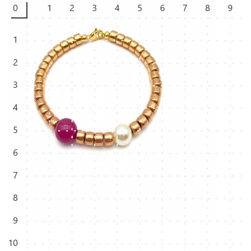 PULSEIRA DE ABS PEDRA NATURAL E PEROLA // QTDE PCT: 3 PC // VAL UNIT: R$ 8,22