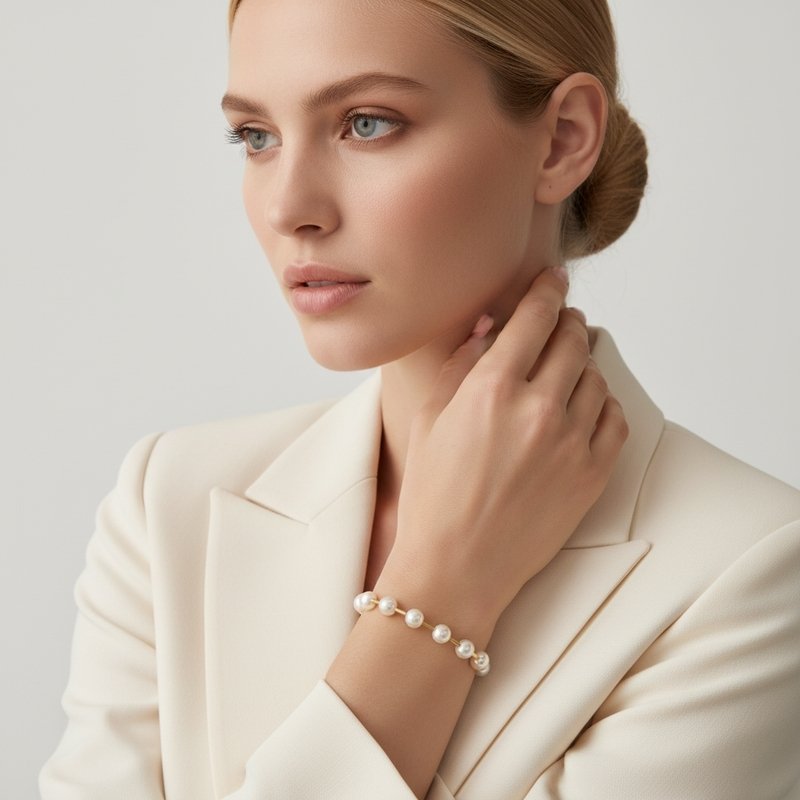 PULSEIRA DE PEROLAS COM CANUTILHOS // QTDE PCT: 4 PC // VAL UNIT: R$ 7,86