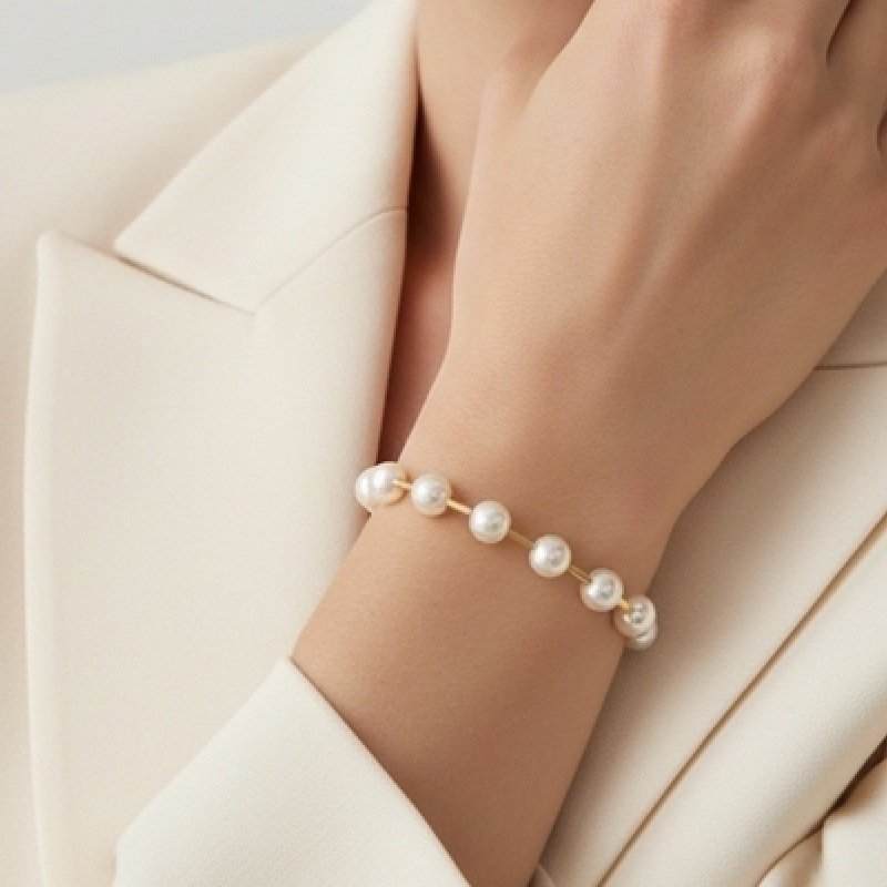 PULSEIRA DE PEROLAS COM CANUTILHOS // QTDE PCT: 4 PC // VAL UNIT: R$ 7,86