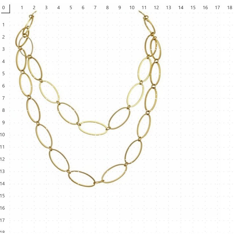 COLAR OVAL // QTDE PCT: 3 PC // VAL UNIT: R$ 11,24