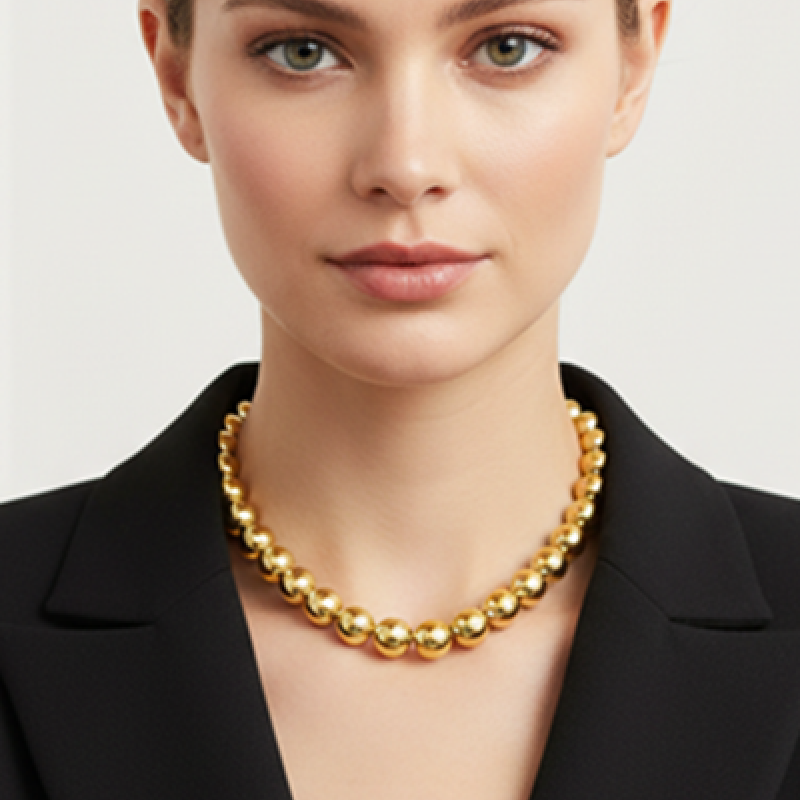 COLAR DE BOLA ABS 14MM 42CM // QTDE PCT: 2 PC // VAL UNIT: R$ 19,20