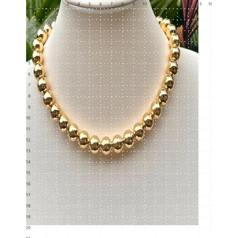 COLAR BOLA ABS 40CMBOLA DE 12MM // QTDE PCT: 2 PC // VAL UNIT: R$ 17,30