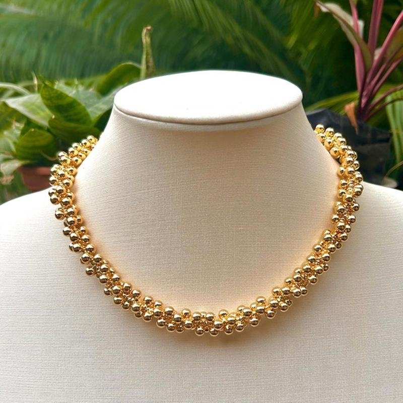 COLAR DE BOLINHA ABS // QTDE PCT: 2 PC // VAL UNIT: R$ 20,29