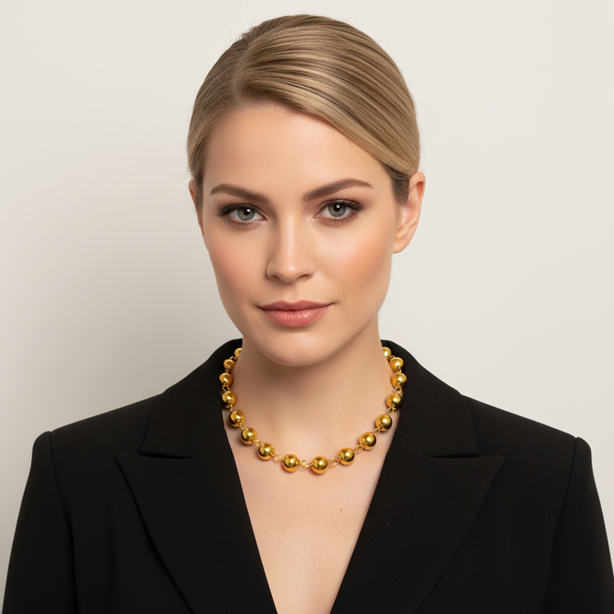 COLAR BOLA DE ABS // QTDE PCT: 2 PC // VAL UNIT: R$ 17,20