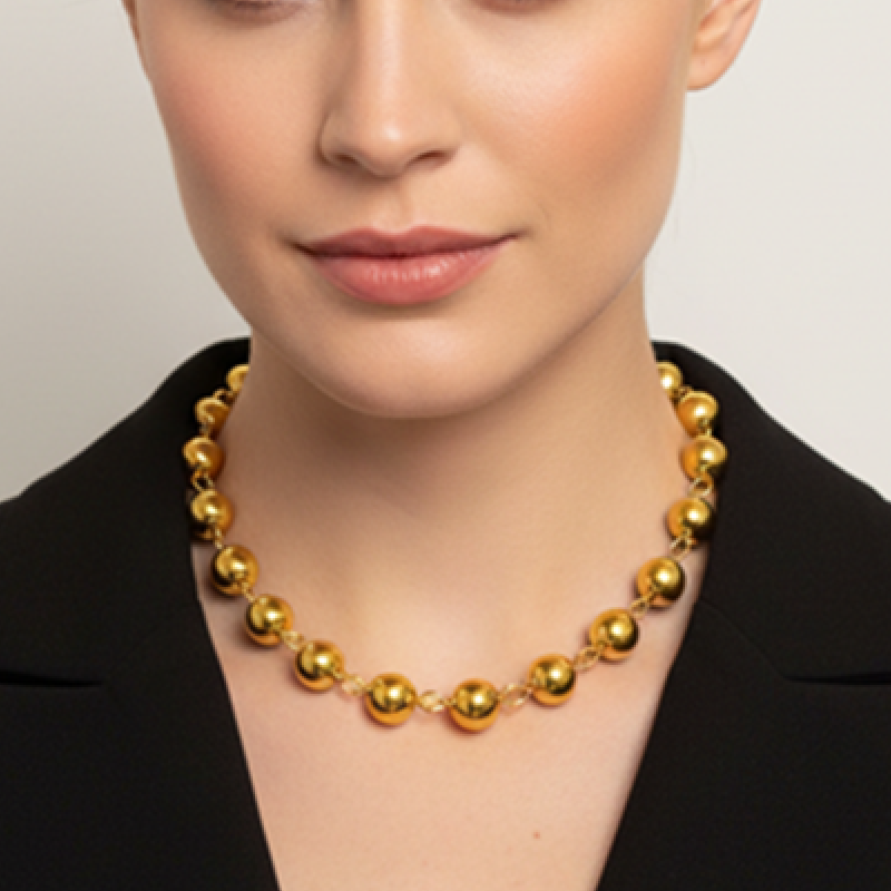 COLAR BOLA DE ABS // QTDE PCT: 2 PC // VAL UNIT: R$ 17,20