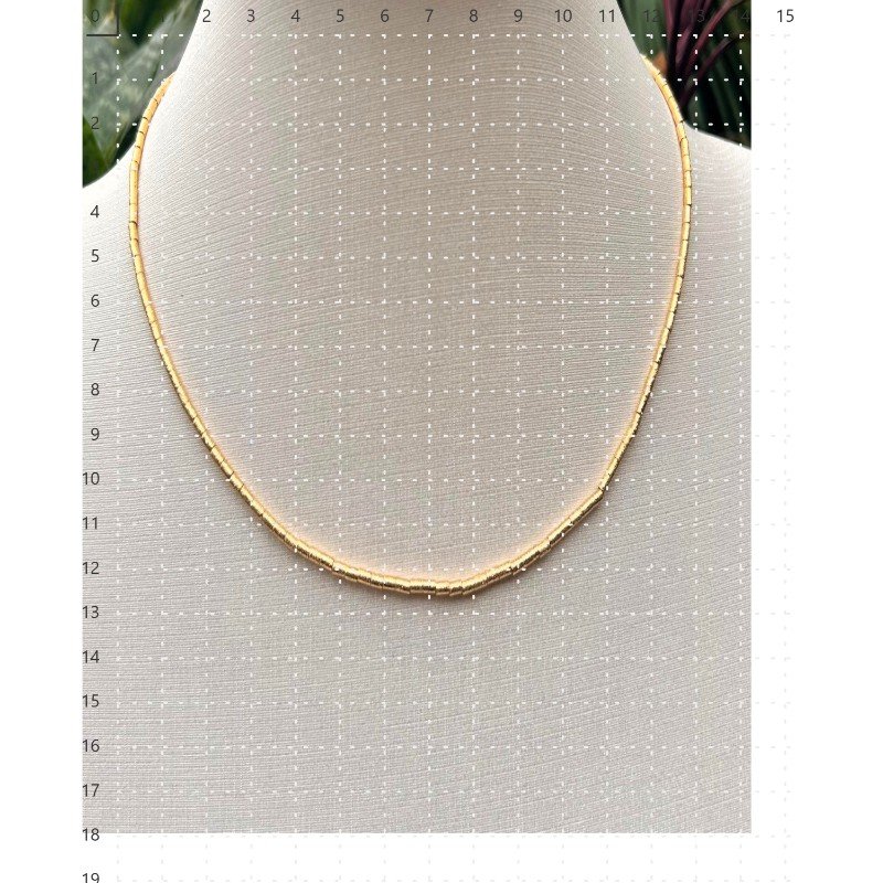 COLAR CANUTILHO FOSCO // QTDE PCT: 2 PC // VAL UNIT: R$ 16,59