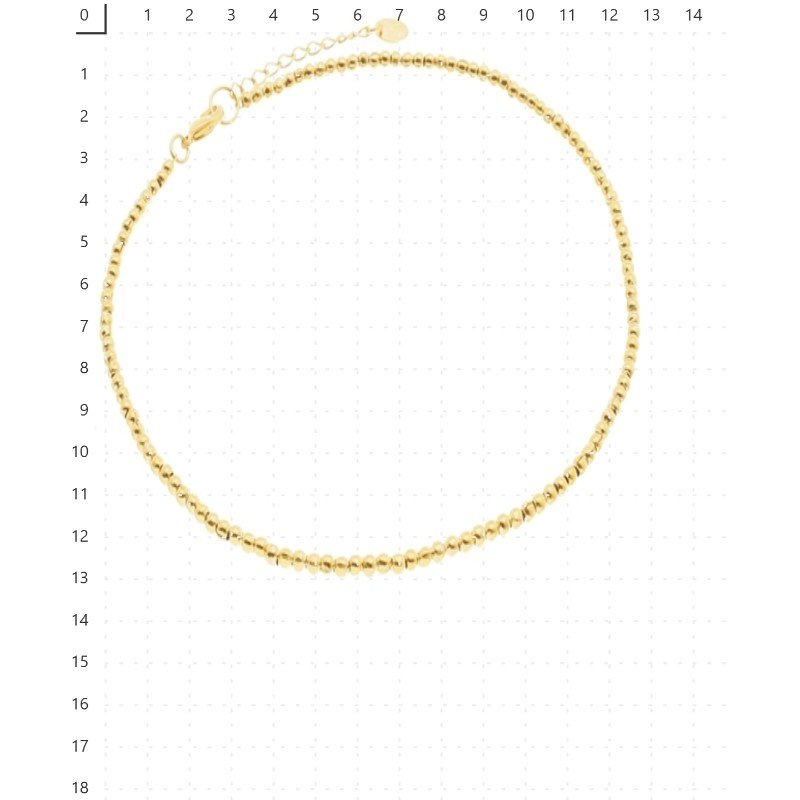 COLAR DE BOLINHA ACABAMENTO // QTDE PCT: 4 PC // VAL UNIT: R$ 8,75