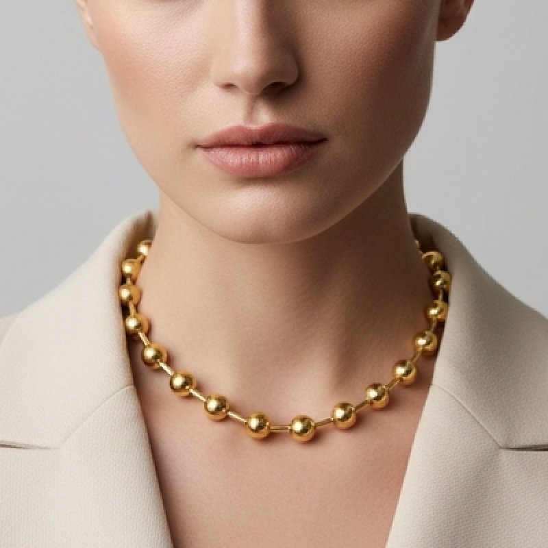 COLAR 1X1 CANUTILHO E BOLA LATÃO // QTDE PCT: 2 PC // VAL UNIT: R$ 15,05