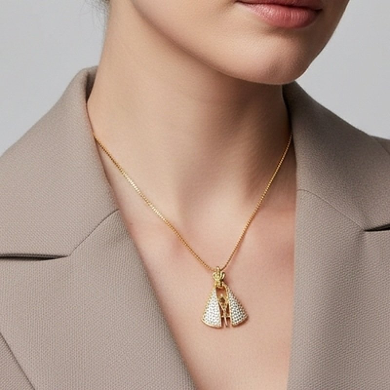 COLAR NOSSA SENHORA GRANDE ZIRCONIA // QTDE PCT: 3 PC // VAL UNIT: R$ 18,80