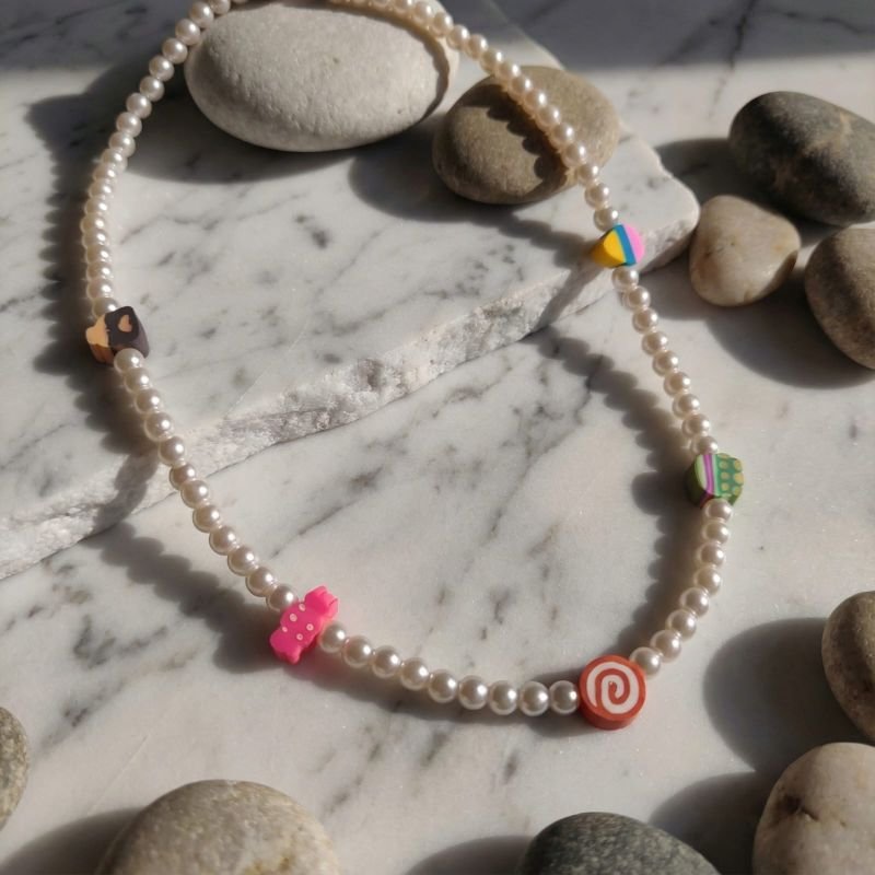CONJUNTO DE PEROLAS COM PINGENTES // QTDE PCT: 1 PC // VAL UNIT: R$ 13,00