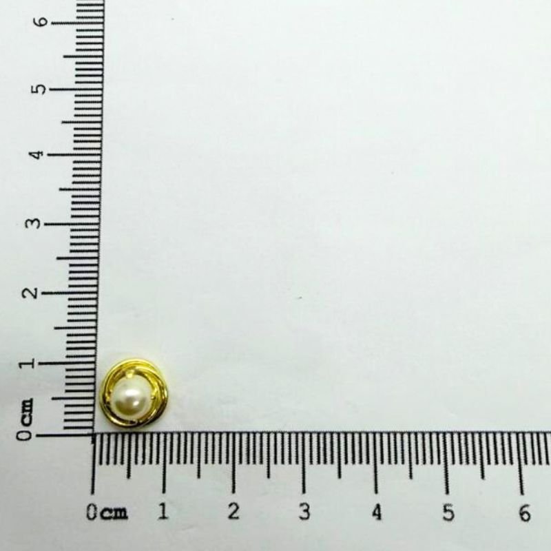 BRINCO DE NINHO DE PEROLA 6MM // QTDE PCT: 10 PAR // VAL UNIT: R$ 4,63