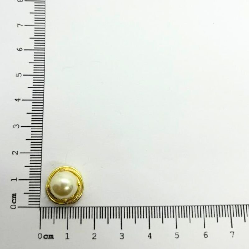 BRINCO DE NINHO DE PEROLA 10MM // QTDE PCT: 5 PAR // VAL UNIT: R$ 7,34