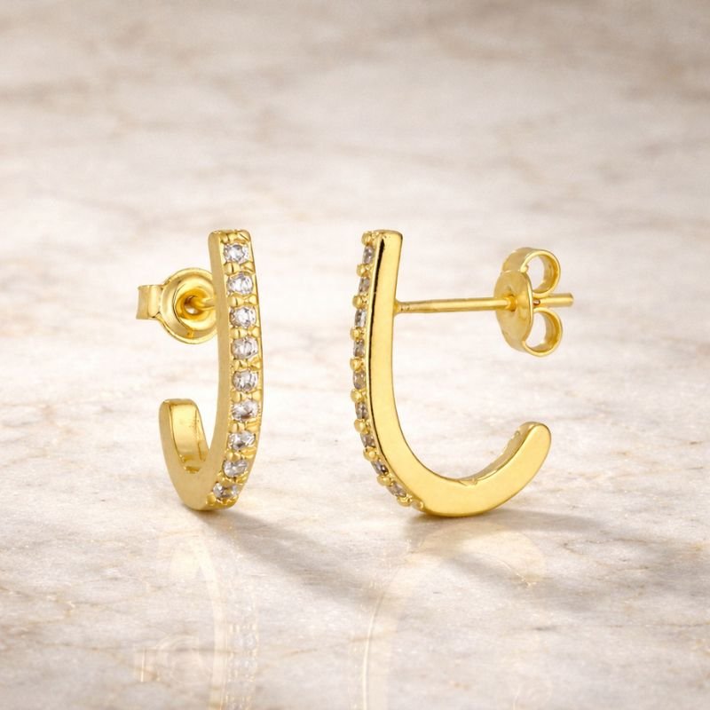 BRINCO DE ARGOLA ZIRCONIA // QTDE PCT: 5 PRS // VAL UNIT: R$ 11,39