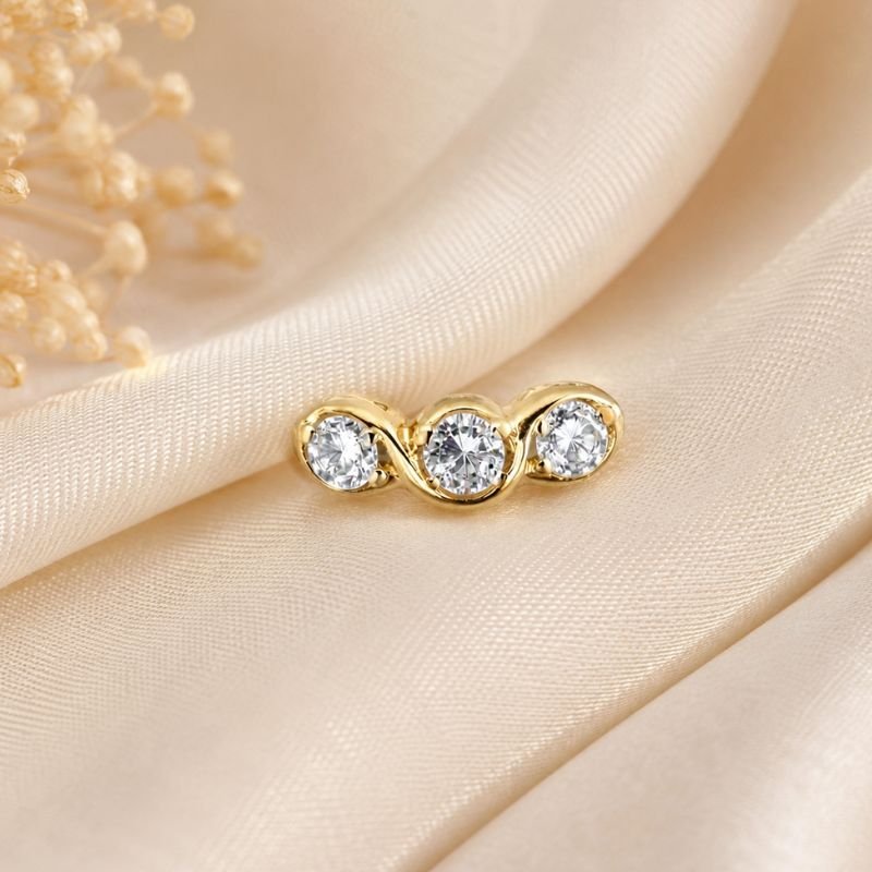 BRINCO EAR CUFF COM DOIS PALITOS // QTDE PCT: 5 PAR // VAL UNIT: R$ 2,55