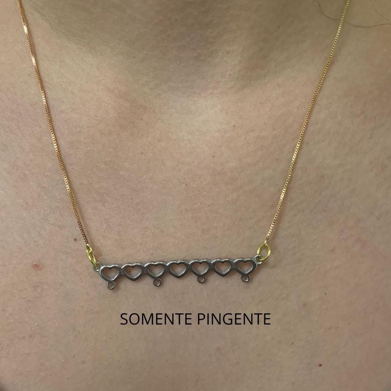 PINGENTE CANGA PARA 4 FILHOS // QTDE PCT: 5 PC // VAL UNIT: R$ 2,08