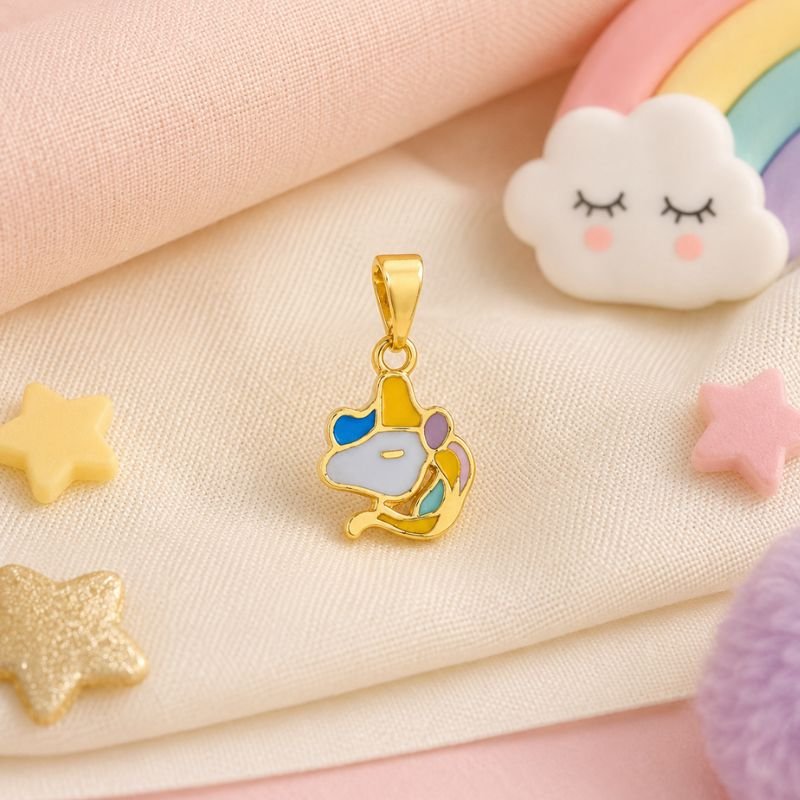 PINGENTE UNICORNIO COM RESINA // QTDE PCT: 5 PC // VAL UNIT: R$ 2,15