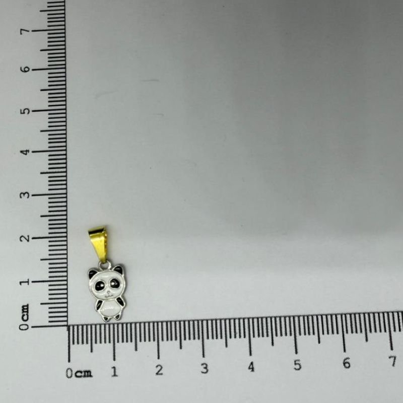 PINGENTE URSO PANDA COM RESINA // QTDE PCT: 5 PC // VAL UNIT: R$ 2,24