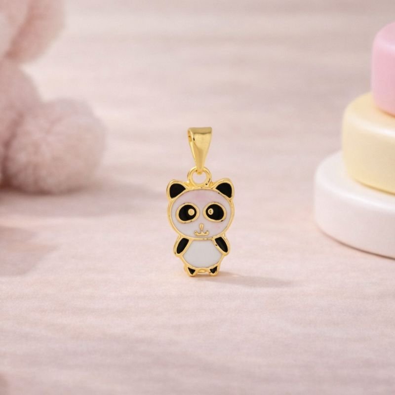 PINGENTE URSO PANDA COM RESINA // QTDE PCT: 5 PC // VAL UNIT: R$ 2,24