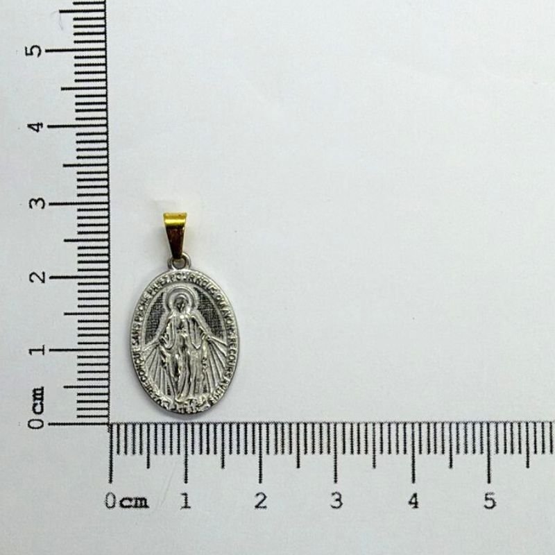 PINGENTE MEDALHA NOSSA SENHORA DAS GRAÇAS // QTDE PCT: 5 PC // VAL UNIT: R$ 2,30